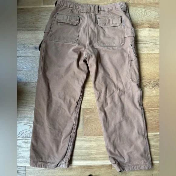 Duluth fleece lined work pants 36x30